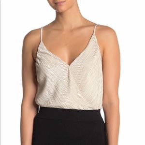 ASTR the Label Surplice Neck Ribbed Bodysuit